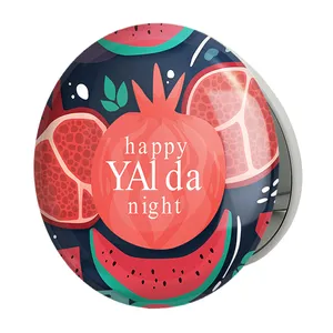 آینه جیبی خندالو طرح شب یلدا مدل تاشو کد 10766 