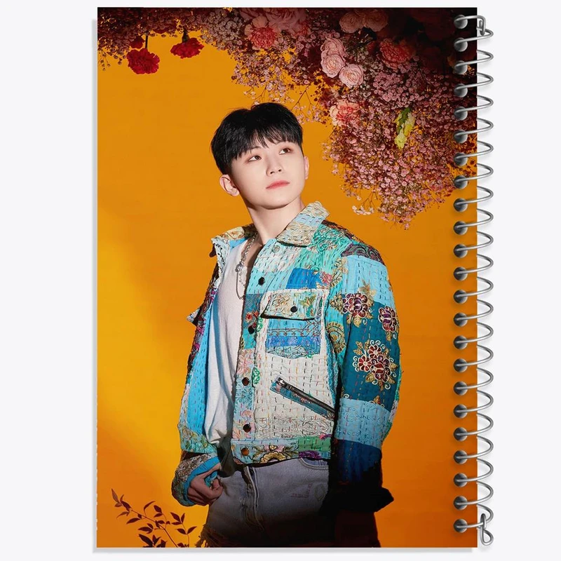 دفتر مشق 50 برگ خندالو مدل ووزی گروه سونتین Seventeen کد 21504