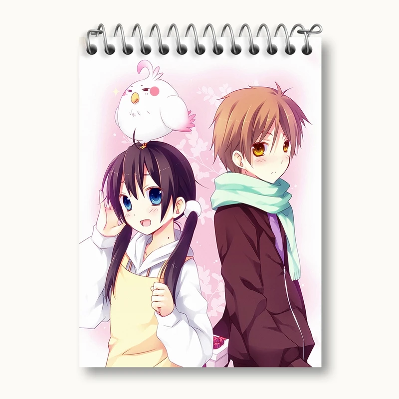 دفتر یادداشت 50 برگ خندالو مدل موچیزو و تاماکو انیمه فروشگاه تاماکو کد 24291