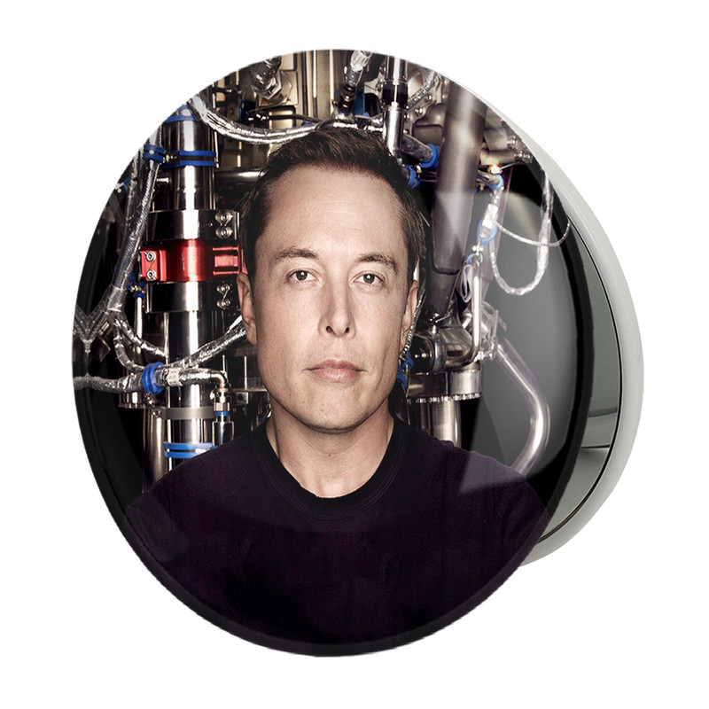 آینه جیبی خندالو طرح ایلان ماسک Elon Musk مدل تاشو کد 10922 آینه جیبی خندالو طرح ایلان ماسک Elon Musk مدل تاشو کد 10922