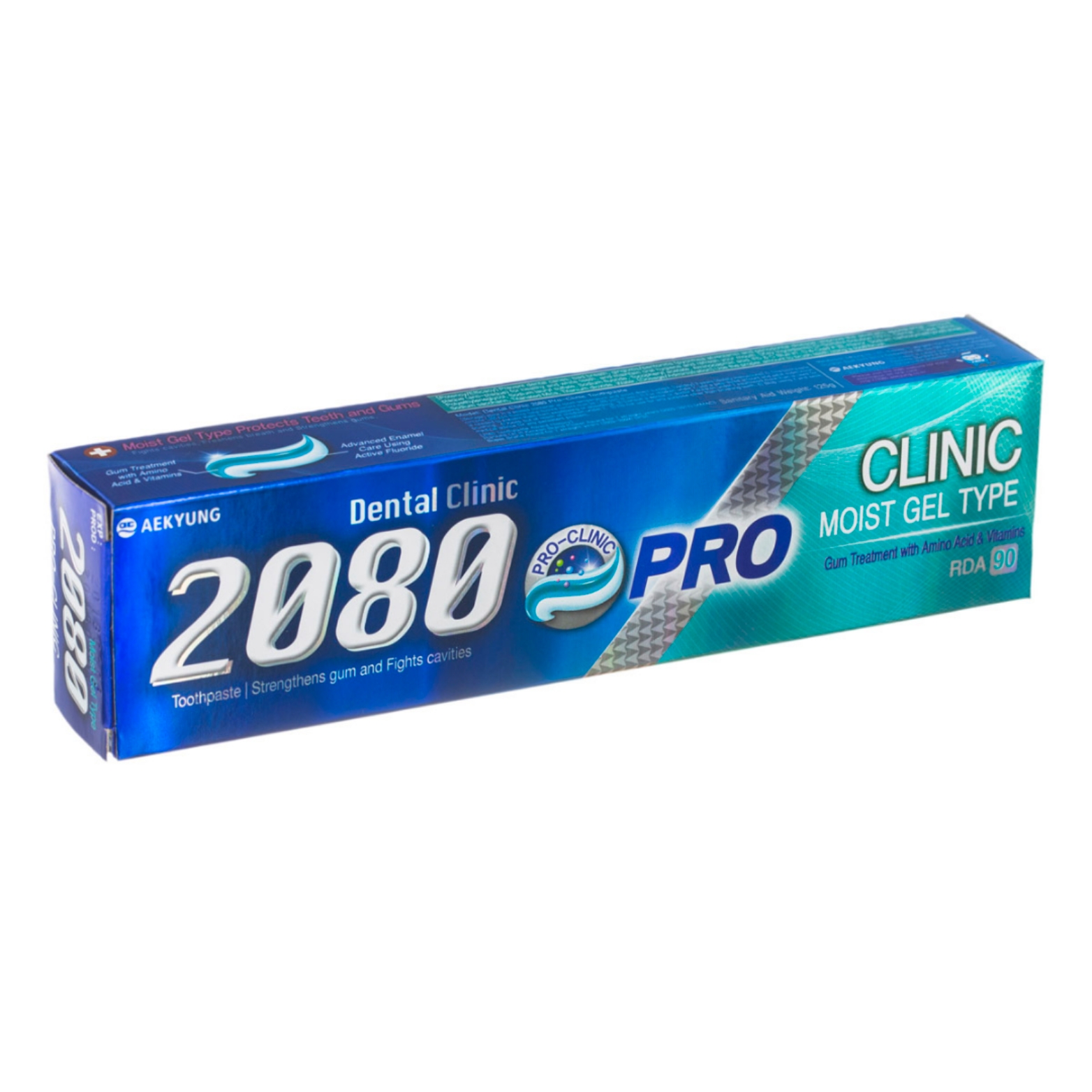 خمیر دندان 2080 مدل Pro_Clinic وزن 125 گرم 