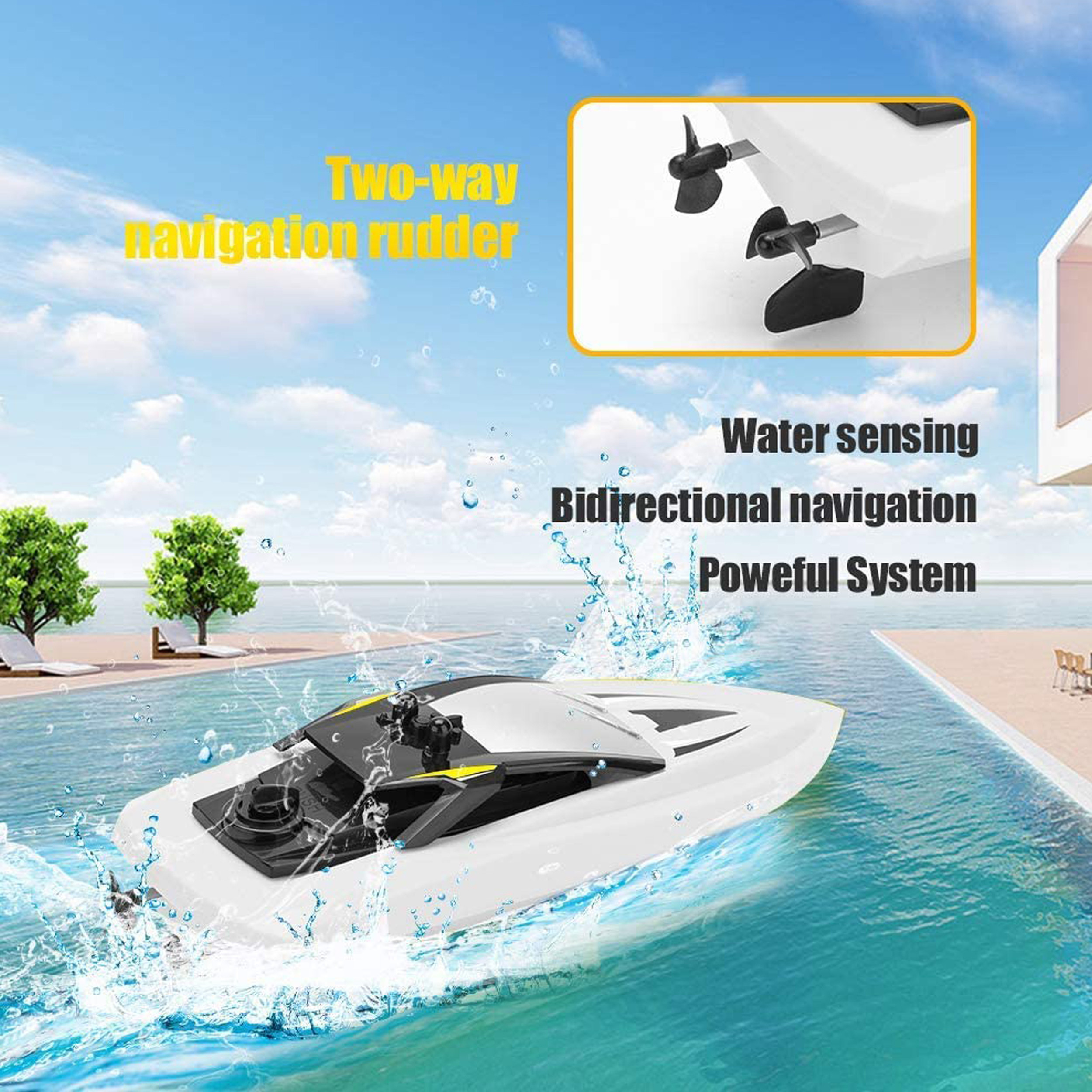 قایق بازی کنترلی سایما مدل Q5 MINI BOAT