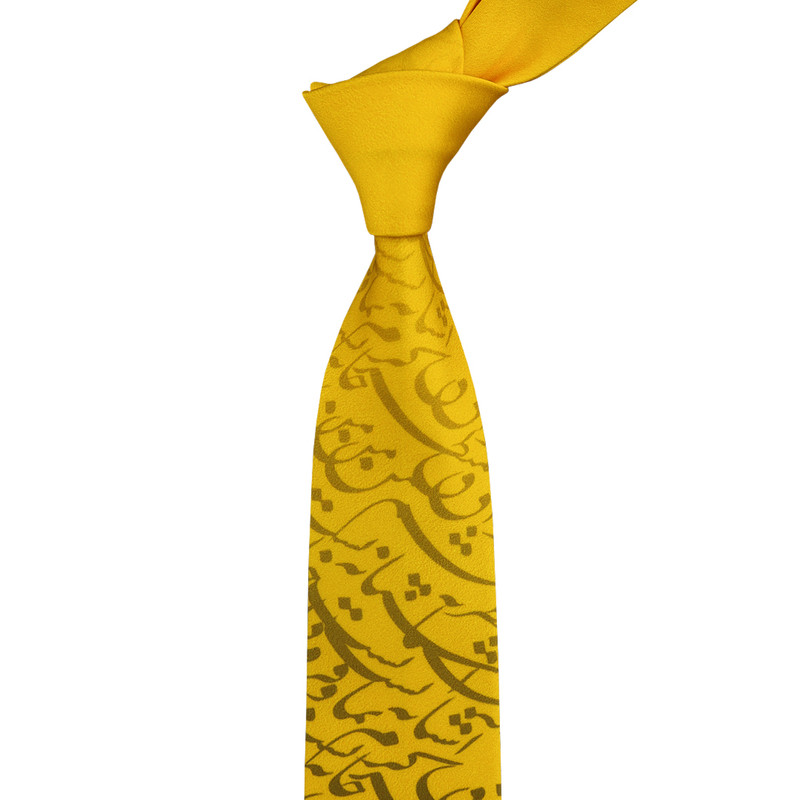 کراوات مردانه مدل نستعلیق کد 137