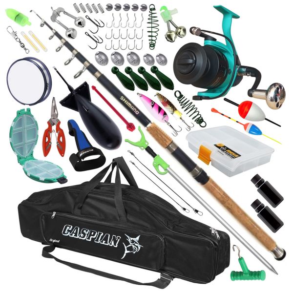 لوازم ماهیگیری مدل Shima360 Reel7000 مجموعه 110 عددی