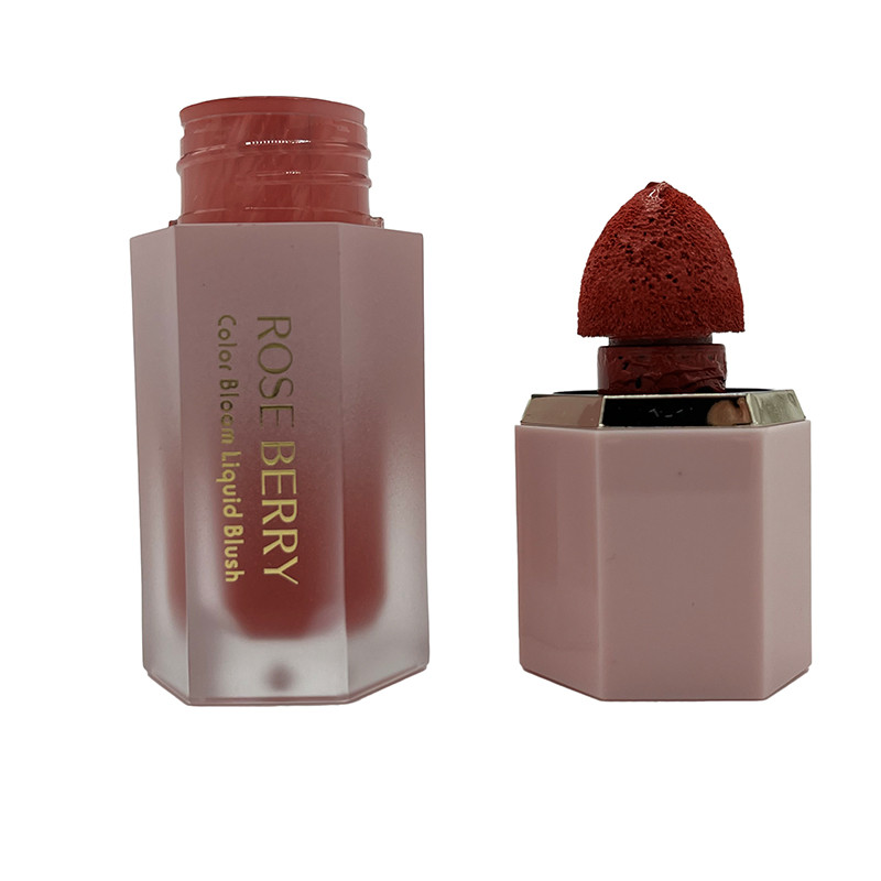 رژ گونه مایع رزبری مدل blush کد 01 مجموعه 4 عددی