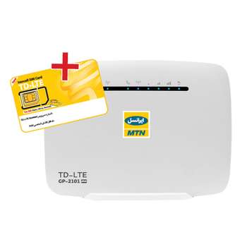 قیمت و خرید مودم TDLTE ایرانسل مدل GP-2101 Plus به همراه 300 گیگ ...