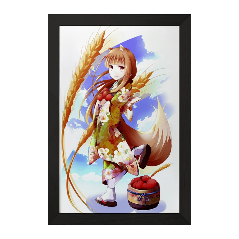 تابلو خندالو مدل هولو انیمه ادویه و گرگ کد 36131