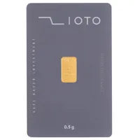 شمش طلا 24 عیار زیوتو مدل GD-Au-p0.5