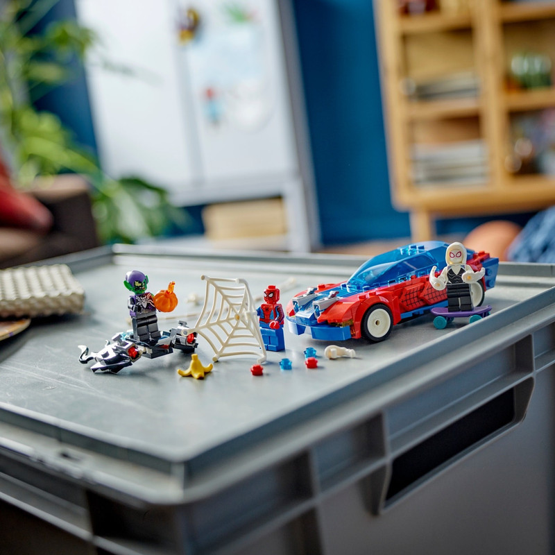 لگو 227 تکه سری MARVEL مدل Spider-Man Race Car N Venom Green Goblin کد 76279