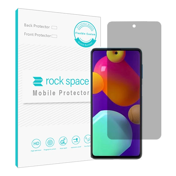 محافظ صفحه نمایش حریم شخصی راک اسپیس مدل HyPRV مناسب برای گوشی موبایل سامسونگ Galaxy M62