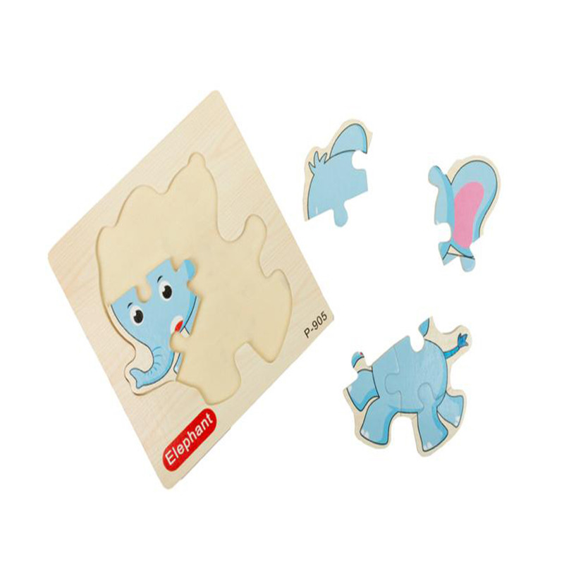 پازل 6 تکه طرح فیل مدل 905