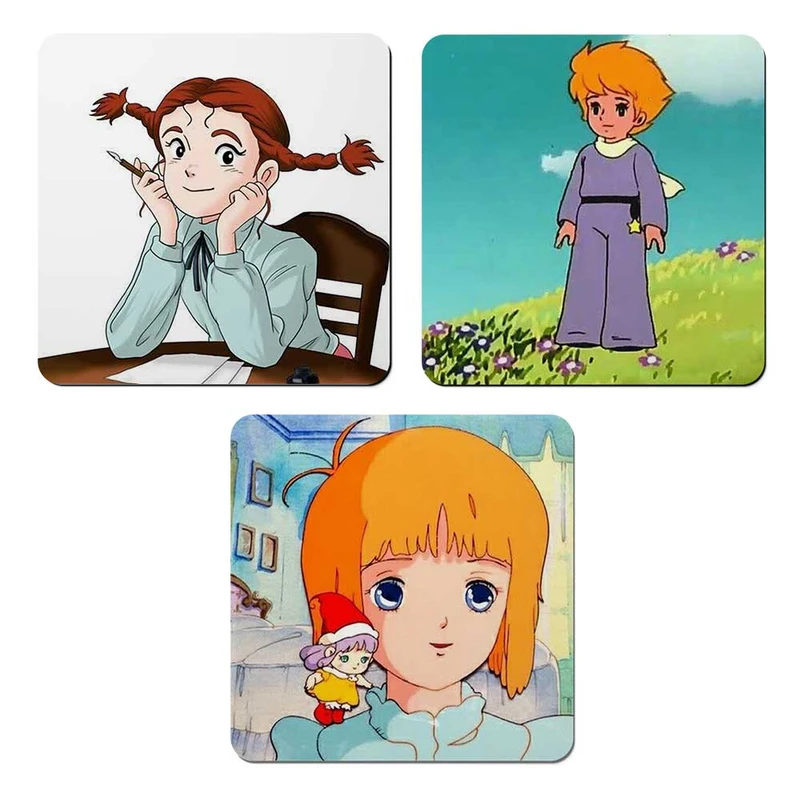 مگنت صباطرح مدل کارتونهای نوستالوژی کد M1310 مجموعه 3 عددی