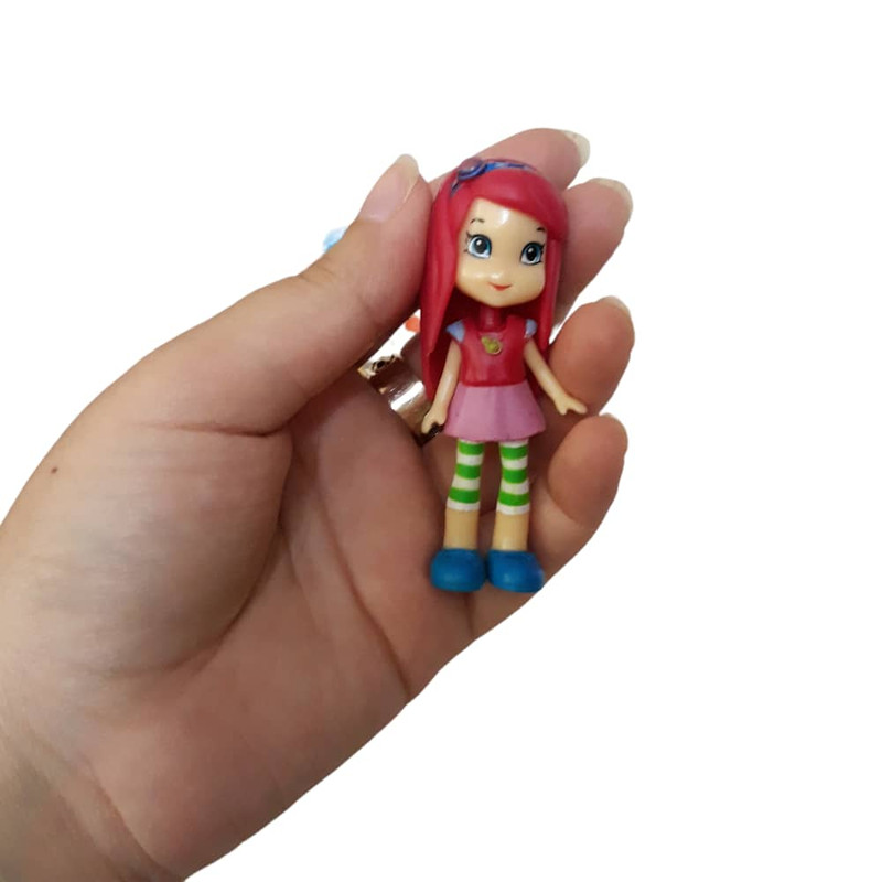 فیگور مدل دختر توت فرنگی مجموعه 6 عددی