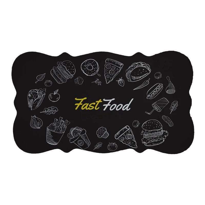 پادری طرح fast food کد 8253 سایز 110×60 سانتی متر