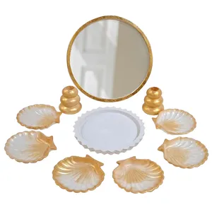 مجموعه ظروف هفت سین 10 پارچه طرح صدف