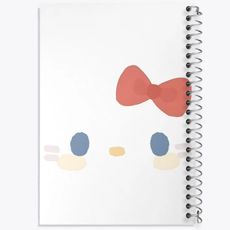 دفتر شطرنجی 50 برگ خندالو طرح هلو کیتی کد N3483