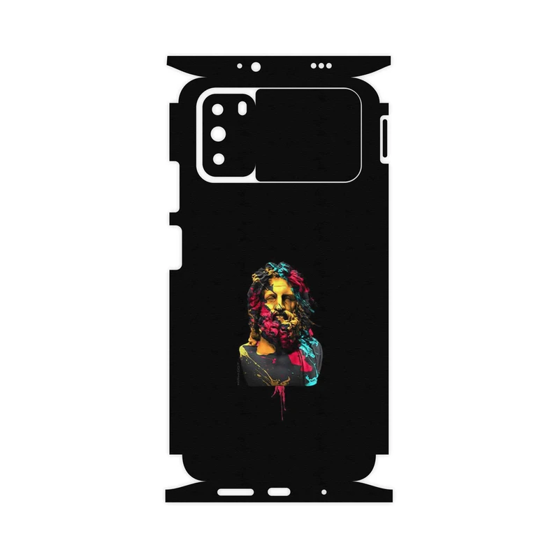 برچسب پوششی ماهوت مدل Painted Sculpture Digital Art-FullSkin مناسب برای گوشی موبایل شیائومی Poco M3