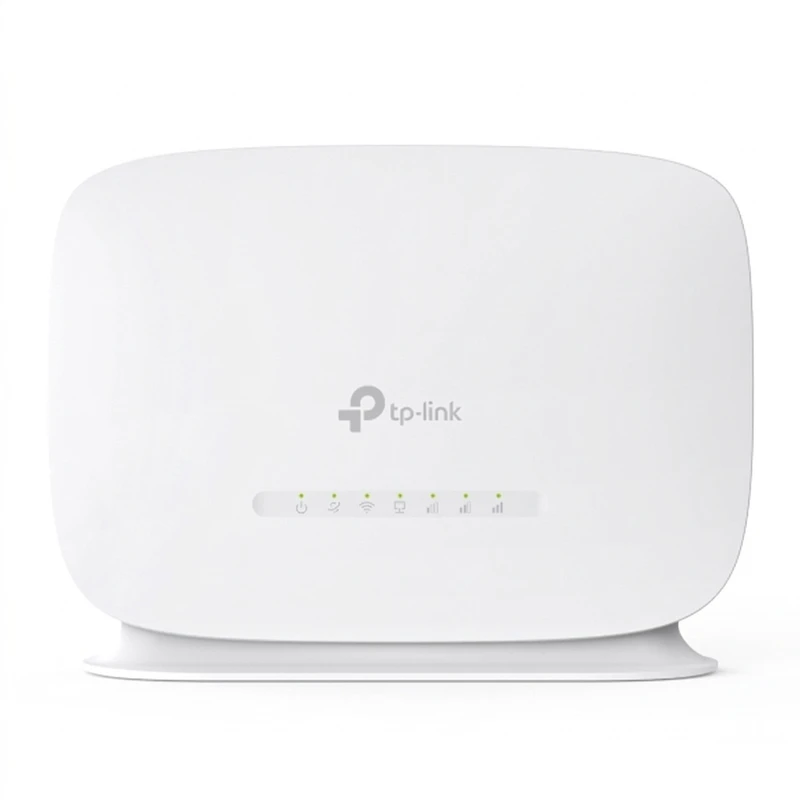 مودم روتر 4G تی‌پی‌لینک مدل TL-MR105 با پشتیبانی از شبکه‌های LTE/4G/3G/2G، استاندارد IEEE 802.11b/g/n، فرکانس 2.4 گیگاهرتز، فایروال IPv4 SPI و پشتیبانی همزمان تا 32 کاربر