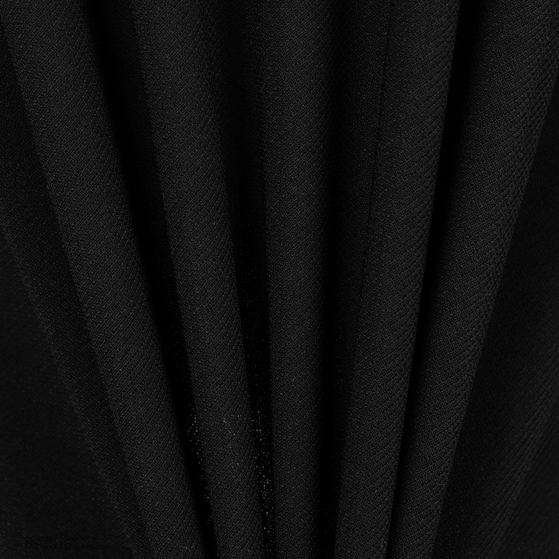 بلوز زنانه مدل خاویاری آستین حریر نگین دار رنگ مشکی