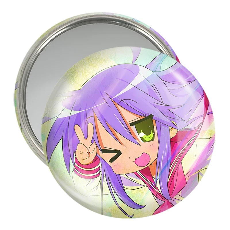 آینه جیبی خندالو مدل کاگامی انیمه Lucky Star  کد 23602