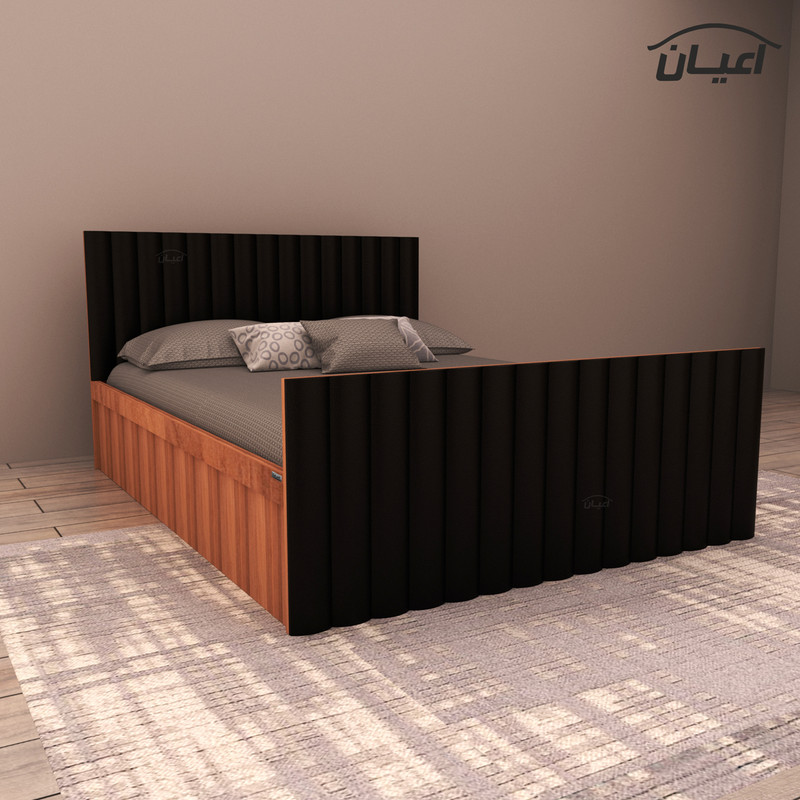 تخت خواب دونفره اعیان مدل FH374 سایز 160x200 سانتی متر