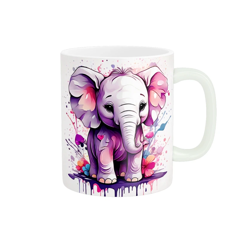 ماگ پاد آفرین دخترانه فانتزی مدل فیل کد 1743