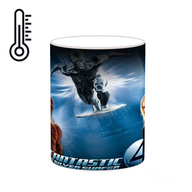 ماگ حرارتی کاکتی مدل زن نامرئی Invisible Woman کد mgh39075