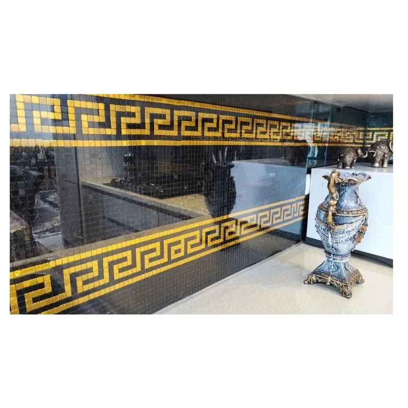 عکس شماره 2 : دیوارپوش مدل تایل بین کابینتی پشت چسبدار کد 10025 بسته 6 عددی