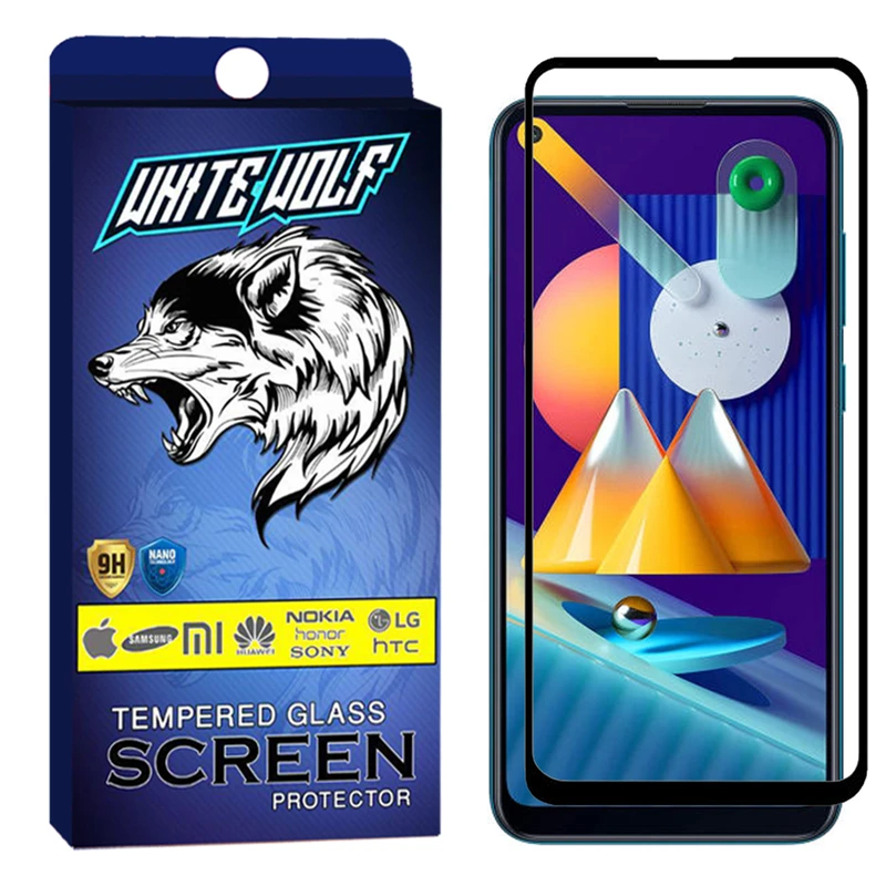محافظ صفحه نمایش  وایت ولف مدل WGF2 مناسب برای گوشی موبایل سامسونگ Galaxy M11