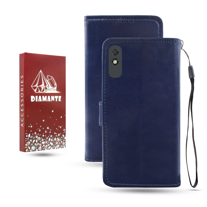 کیف کلاسوری دیامانته مدل Kif_Rd مناسب برای گوشی موبایل شیائومی Redmi 9i  به همراه بند آویز