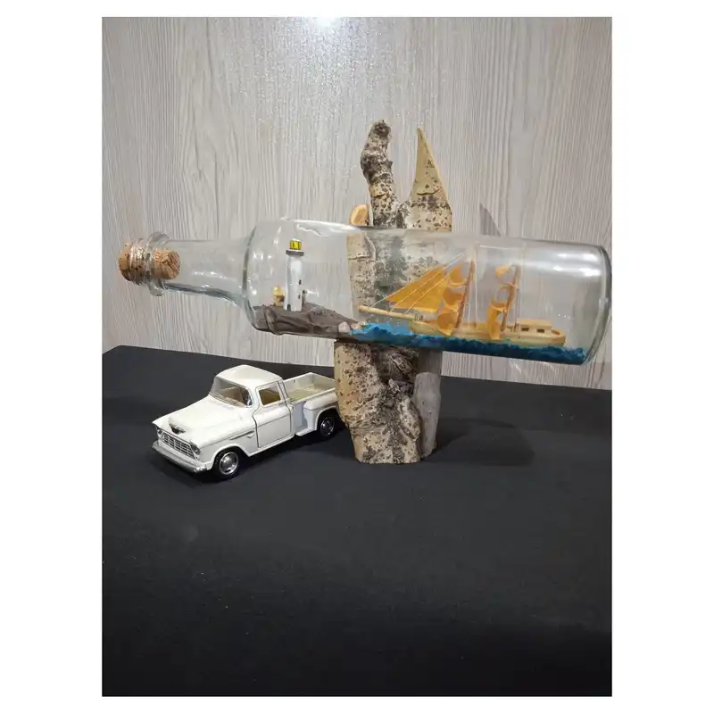 ماکت مدل کشتی درون بطری