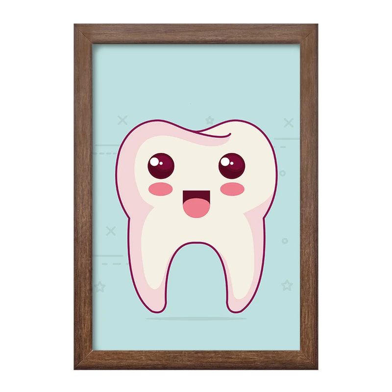 تابلو کودک خندالو مدل دندان و دندان پزشکی کودکانه کد 36757