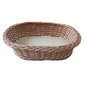 سبد حصیری مدل بیضی