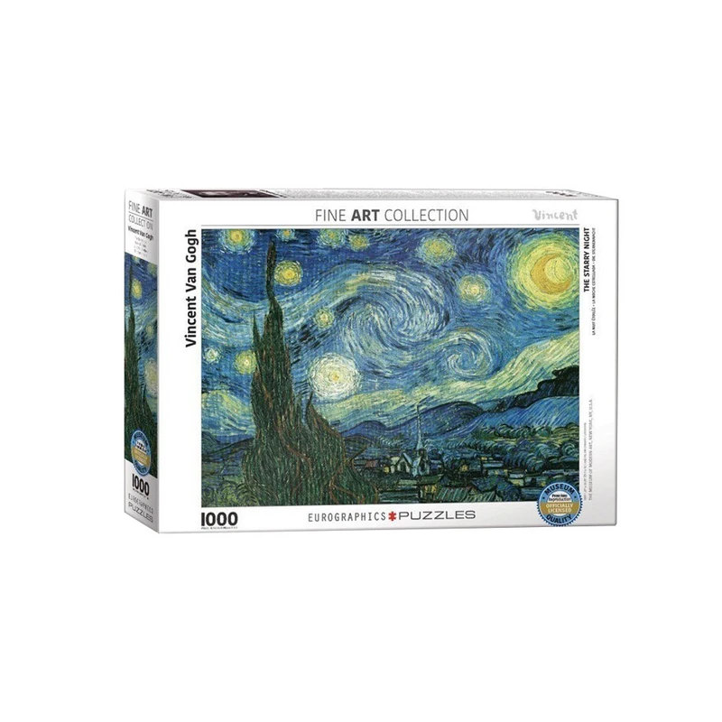پازل 1000 تکه یوروگرافیکس پازلز طرح Starry Night کد 60001204