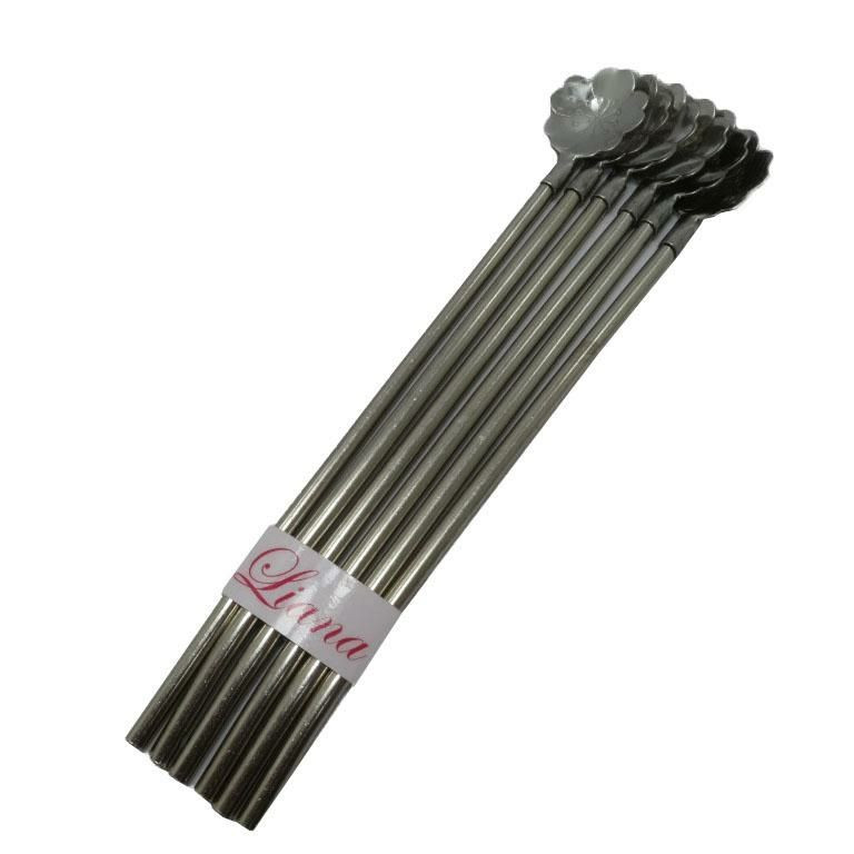 نی شربت لیانا کد L34002  بسته 6 عددی