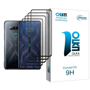 Cooling Olka Glass MIX004 Screen Protector For Xiaomi Black Shark 4 Pro Pack Of 4