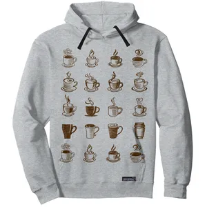 هودی مردانه 27 مدل Cups of Coffee کد MH682