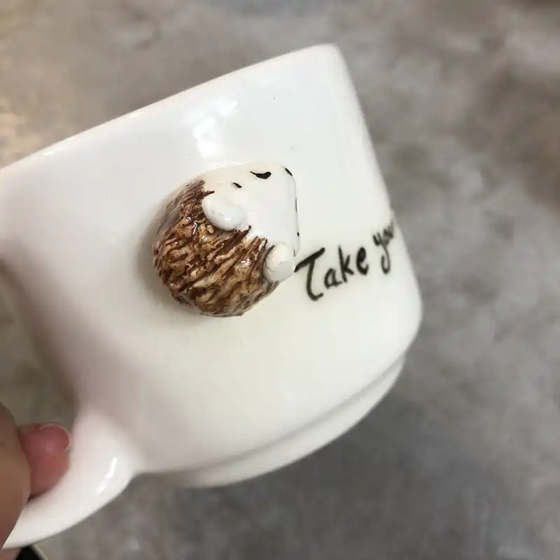 ماگ سرامیکی طرح جوجه تیغی