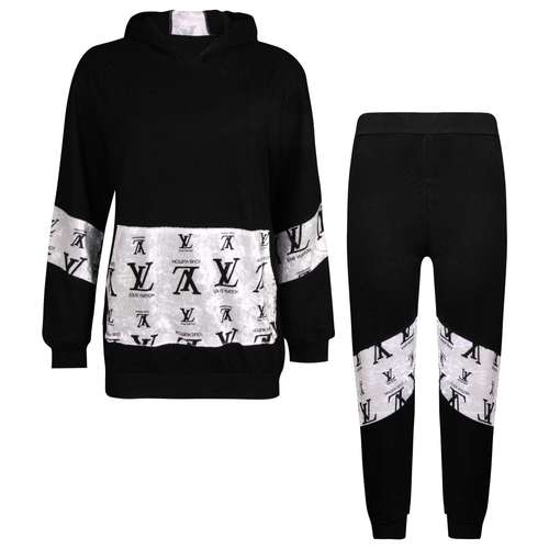 ست هودی و شلوار زنانه ماییلدا مدل 4064 رنگ مشکی