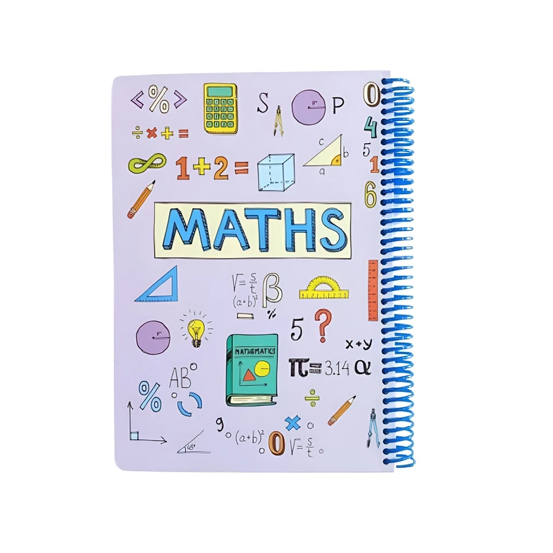 دفتر مشق 100 برگ پودل طرح ریاضی کد 100506