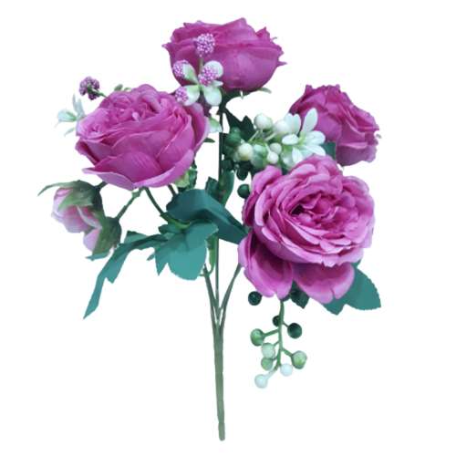 دسته گل مصنوعی مدل گل محمدی کد PA_1090