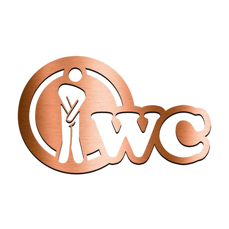 تابلو نشانگر آژنگ طرح سرویس بهداشتی مردانه کد m03