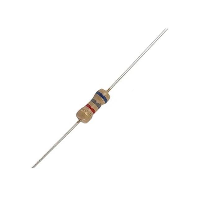 مقاومت 6.8 کیلو اهم 1/4 وات کد 168 بسته 50 عددی