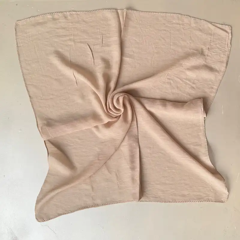 روسری زنانه مدل مینی اسکارف نخ اسلپ ساده