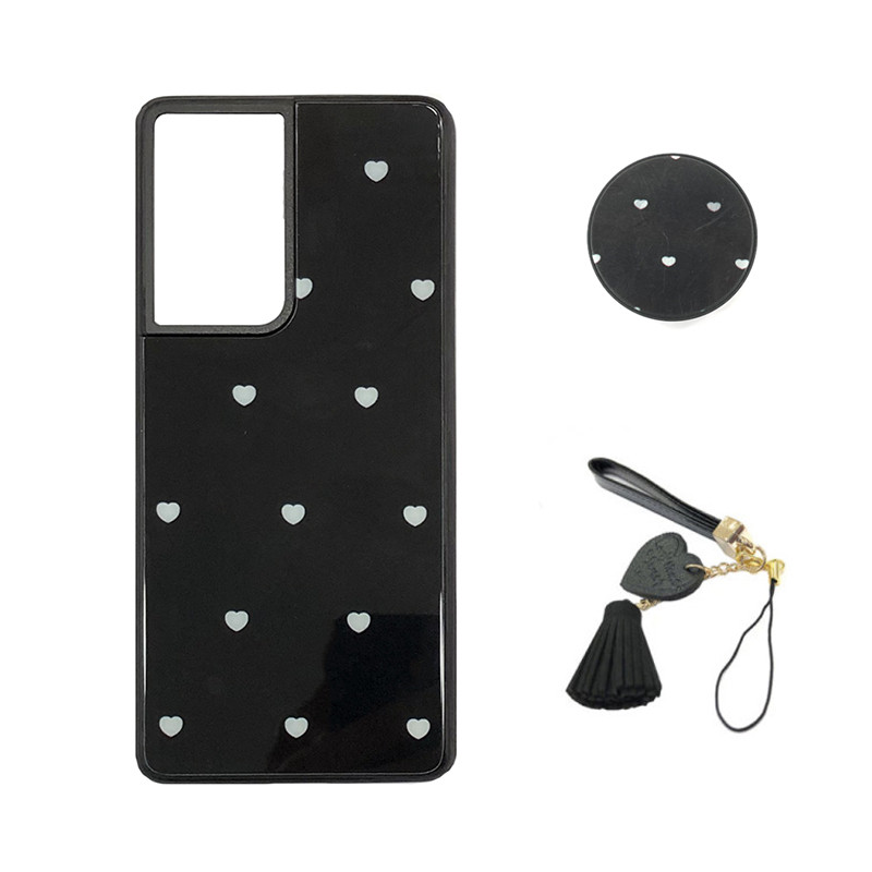 کاور مدل TD-001 مناسب برای گوشی موبایل سامسونگ Galaxy S21 Ultra به همراه پایه نگهدارنده و بند