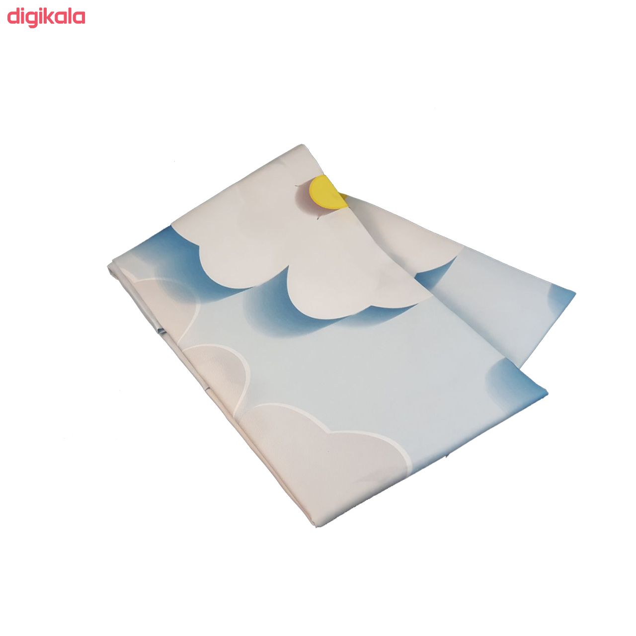 پرده حمام امیا طرح گل سایز 180x200 سانتیمتر main 1 1