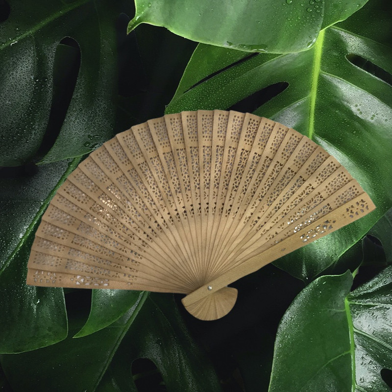 بادبزن مدل دستی چوبی