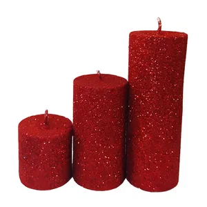 شمع مدل Cylindrical کد SMB4075 بسته 3 عددی