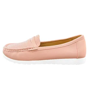 کفش کالج زنانه مکس مدل  Textured Slip-On Moccasins