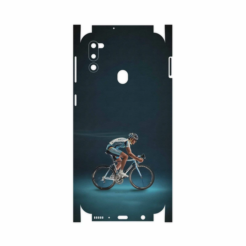 برچسب پوششی ماهوت مدل Road-cycling-FullSkin مناسب برای گوشی موبایل سامسونگ Galaxy M21 (2021) Edition